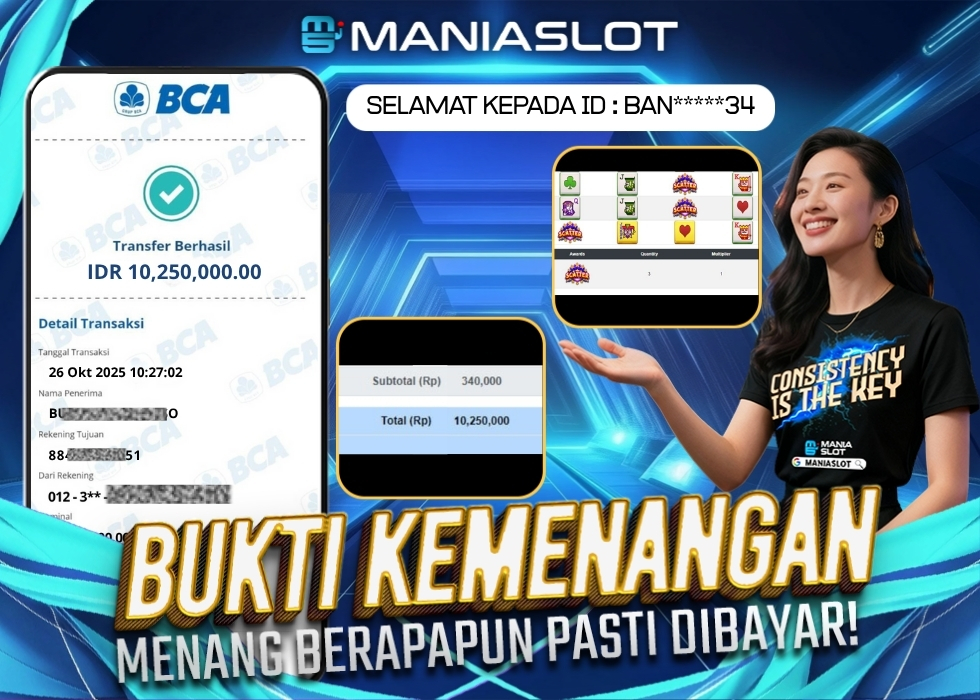 MANIASLOT-BCA